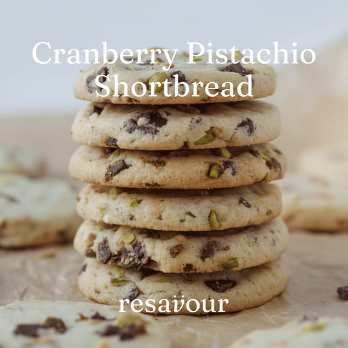 Cranberry Pistachio Shortbread