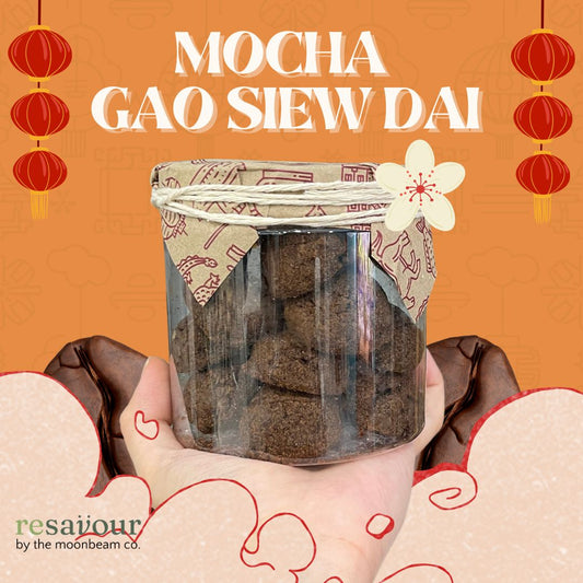 CNY Mocha Gao Siu Dai cookies